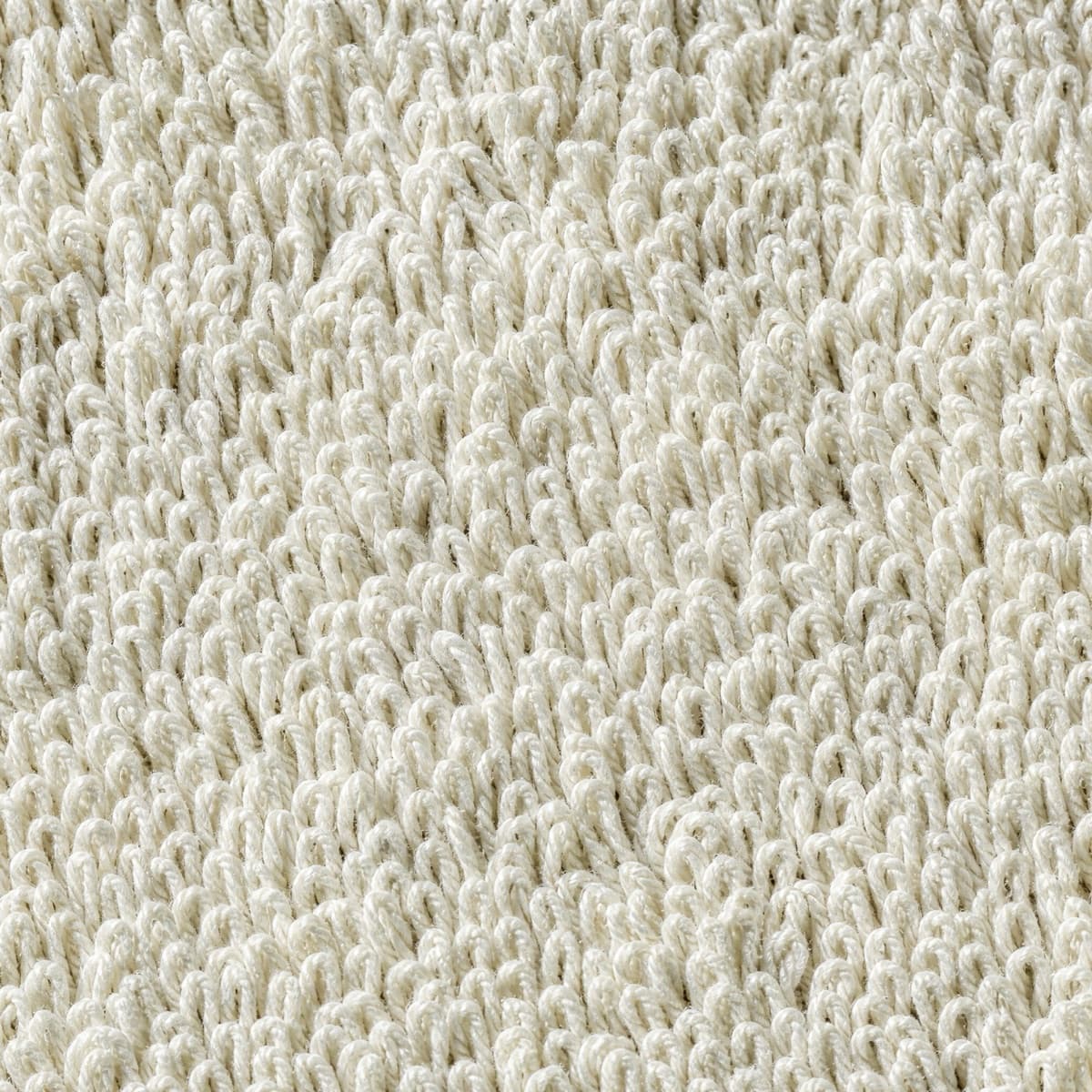 Macro of the plain knit structure used on Trace Cushion 55.