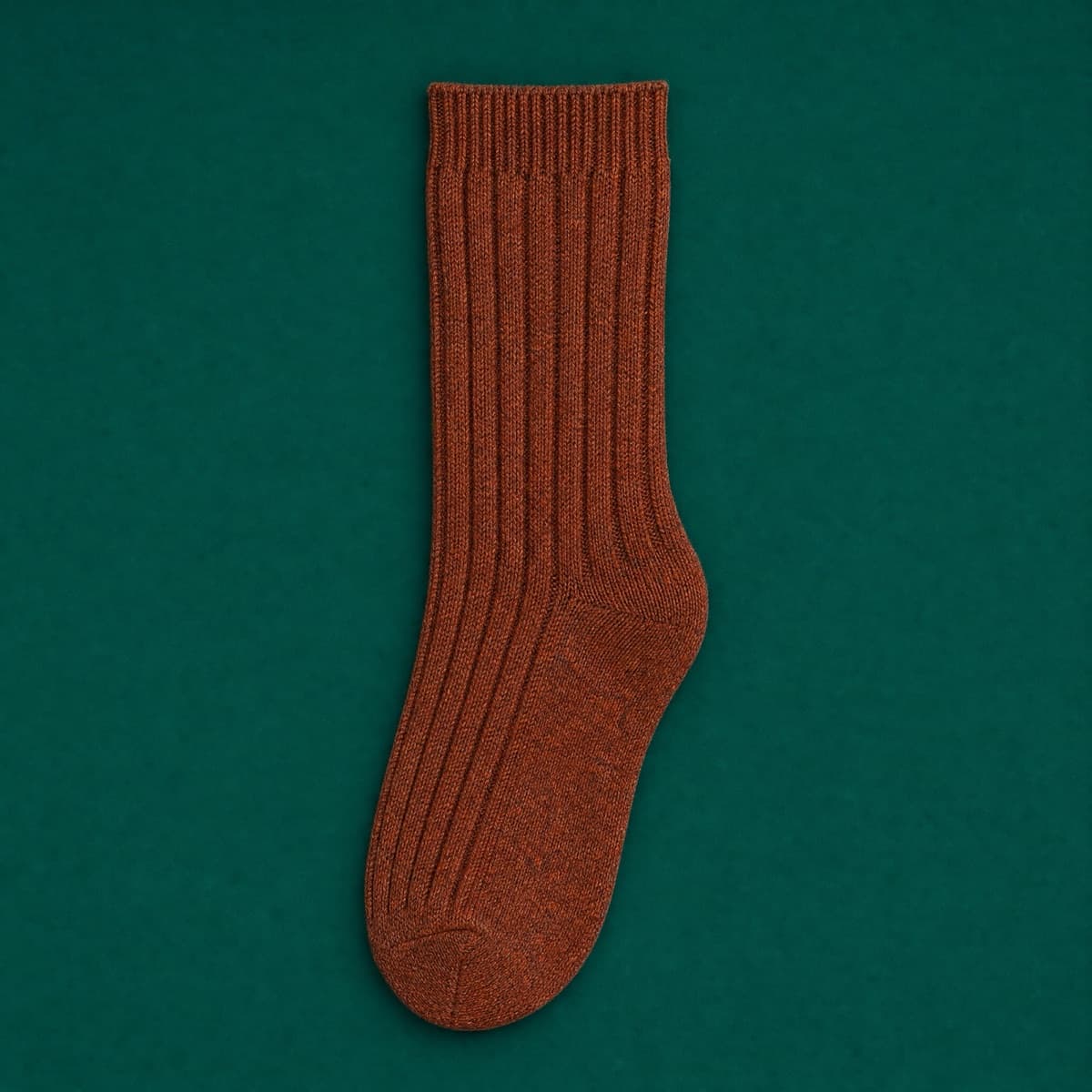 Wool Rib 50 — 50% recycled yarn, photographed flat